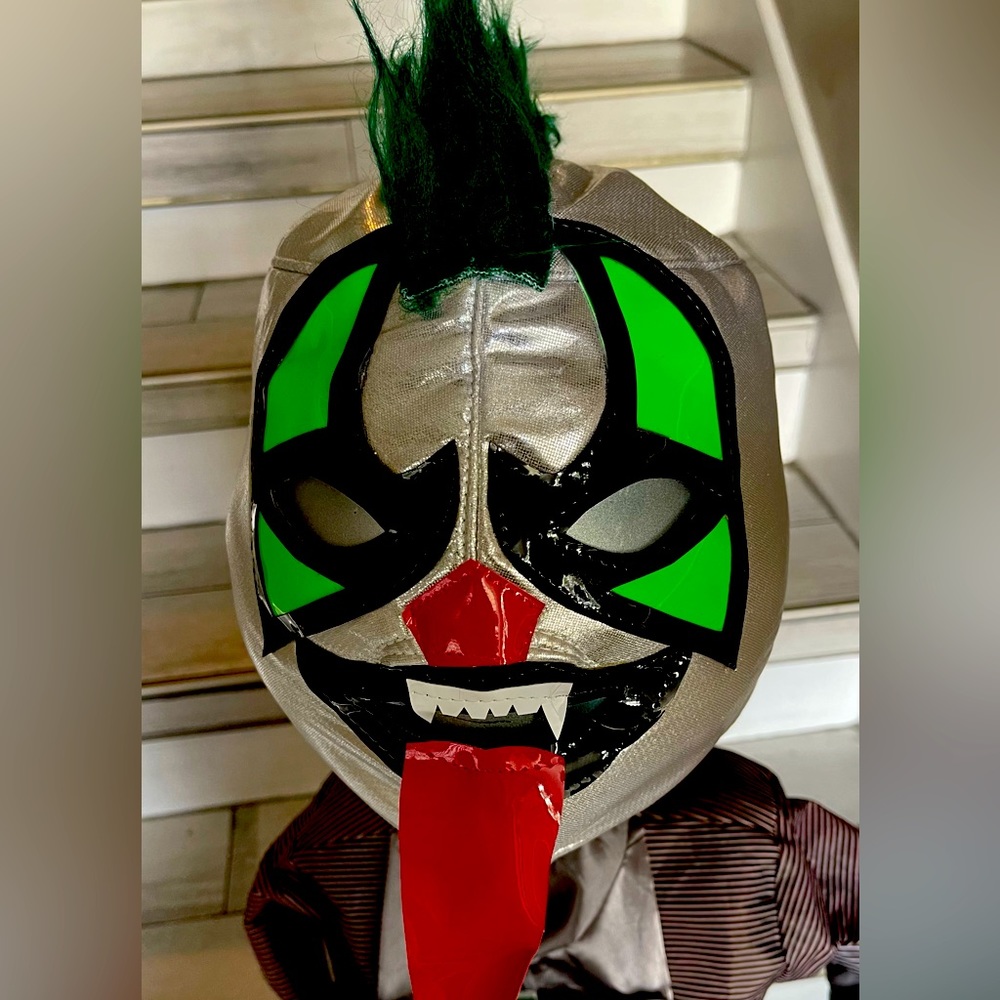 Lucha “Nacho” Libre Men’s Mask Mexican Professional Wrestling Costume